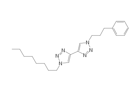 1'-(3-phenylpropyl)-1-(octyl)-1H,1'H-4,4'-bi-1,2,3-triazole