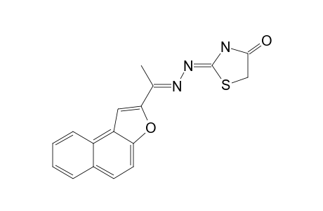 2-{[1'-(Naphtho[2,1-b]furan-2'-yl)-ethylidene]hydrazono}-thiazolidin-4-one