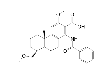 14-BENZAMIDO-12,19-DIMETHOXYPODOCARPA-8,11,13-TRIEN-13-CARBOXYLIC-ACID