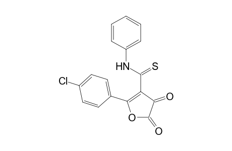 3-Furancarbothioamide, 2-(4-chlorophenyl)-4,5-dihydro-4,5-dioxo-N-phenyl-