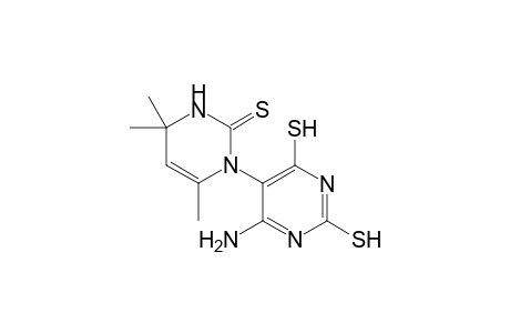 6-Amino-5-(4,6,6-trimethyl-2-sulfanylidene-1H-pyrimidin-3-yl)-1H-pyrimidine-2,4-dithione