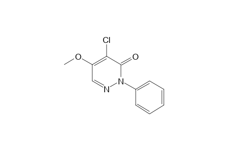 4-chloro-5-methoxy-2-phenyl-3(2H)-pyridazinone