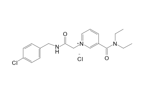 1-{[(p-chlorobenzyl)carbamoyl]methyl}-3-(diethylcarbamoyl)pyridinium chloride