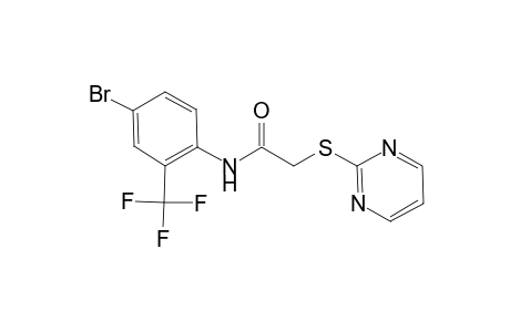 N-(4-Bromo-2-trifluoromethyl-phenyl)-2-(pyrimidin-2-ylsulfanyl)-acetamide