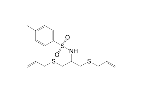 N-(2-(2-Propenylthio)-1-((2-propenylthio)methyl)ethyl)-4-methylbenzenesulfonamide