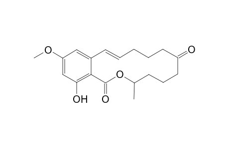 (3S)-16-hydroxy-14-methoxy-3-methyl-3,4,5,6,9,10-hexahydro-1H-2-benzoxacyclotetradecin-1,7(8H)-dione