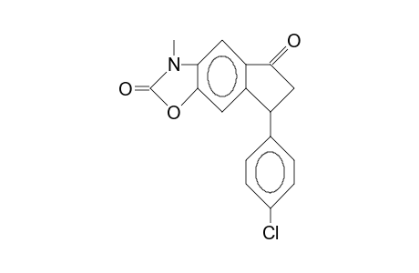 7-(4-Chloro-phenyl)-2,3-dihydro-3-methyl-2,5-dioxo-cyclopenta(F)benzoxazole