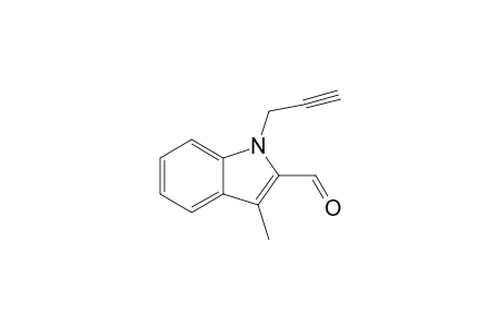 3-Methyl-1-(prop-2'-ynyl)indole-2-carbaldehyde