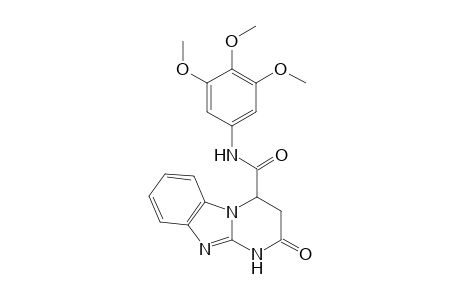 Pyrimido[1,2-a][1,3]benzimidazole-4-carboxamide, 1,2,3,4-tetrahydro-2-oxo-N-(3,4,5-trimethoxyphenyl)-