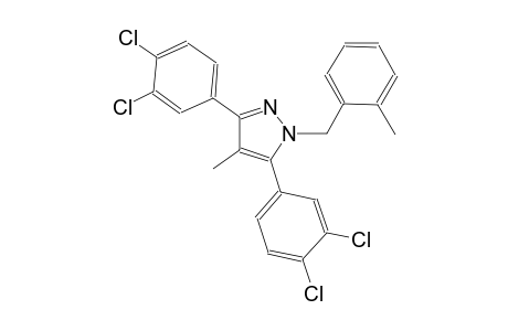 3,5-bis(3,4-dichlorophenyl)-4-methyl-1-(2-methylbenzyl)-1H-pyrazole