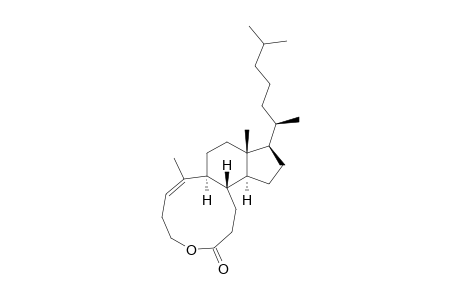4-Oxa-5,10-secocholest-1(10)-en-5-one, (1Z)-
