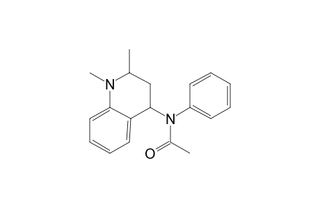 N-(2-Methyl-1,2,3,4-tetrahydro-4-quinolinyl)-N-phenylacetamide, N'-methyl-