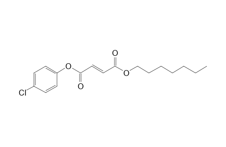 Fumaric acid, 4-chlorophenyl heptyl ester