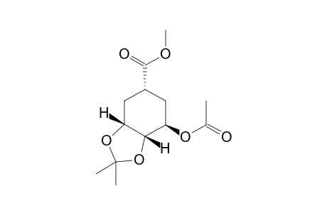 (3ar,5S,7R,7ar)-7-Acetoxy-2,2-dimethyl-hexahydro-benzo[1,3]dioxole-5-carboxylic acid methyl ester