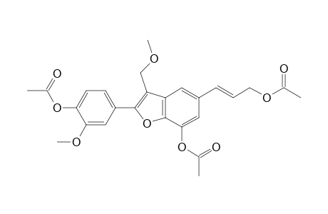 9'-o-Methylvibsanyl 3,4',9-triacetate