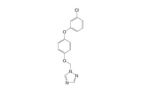 1H-1,2,4-Triazole, 1-[[4-(3-chlorophenoxy)phenoxy]methyl]-