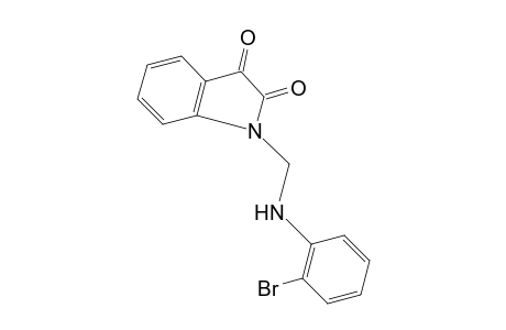 1-[(o-BROMOANILINO)METHYL]INDOLE-2,3-DIONE