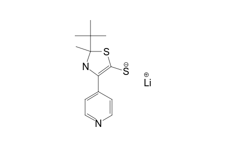 LITHIUM-2-TERT.-BUTYL-2-METHYL-4-(PYRIDIN-4-YL)-2,3-DIHYDRO-1,3-THIAZOLE-5-THIOLATE