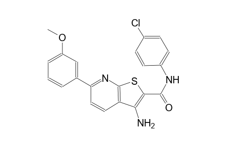 3-amino-N-(4-chlorophenyl)-6-(3-methoxyphenyl)thieno[2,3-b]pyridine-2-carboxamide