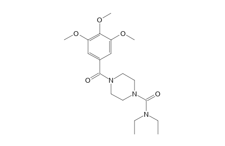 N,N-diethyl-4-(3,4,5-trimethoxybenzoyl)-1-piperazinecarboxamide