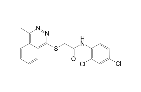 N-(2,4-dichlorophenyl)-2-[(4-methyl-1-phthalazinyl)sulfanyl]acetamide