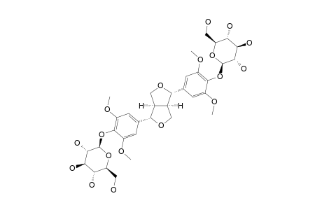 ELEUTHEROSIDE-E;LIRIODENDRIN;SYRINGARESINOL-DI-O-BETA-D-GLUCOPYRANOSIDE