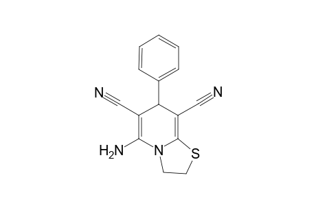 5-Amino-7-phenyl-2,3-dihydro-7H-thiazolo[3,2-a]pyridine-6,8-dicarbonitrile