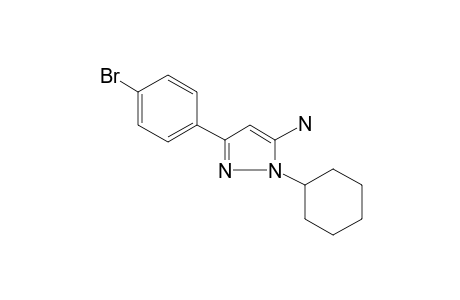 Pyrazol-5-amine, 3-(4-bromophenyl)-1-cyclohexyl-