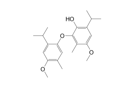 6-Methoxy-2-[(6-methoxymentha-1,3,5-trien-3-yl)oxy]-mentha-1,3,5-trien-3-ol