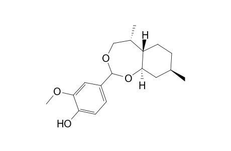 4-((5R,5aS,8R,9aR)-5,8-dimethyloctahydrobenzo[d][1,3]dioxepin-2-yl)-2-methoxyphenol