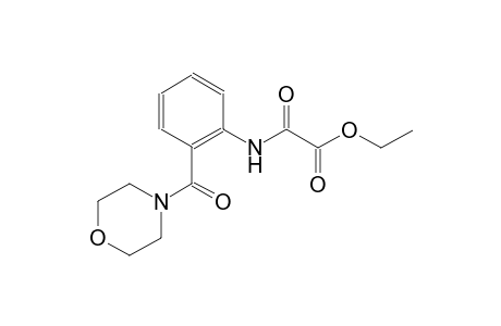 Acetic acid, [[2-(4-morpholinylcarbonyl)phenyl]amino]oxo-, ethyl ester