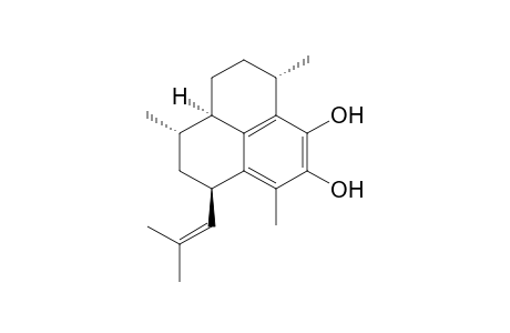 (1R,3S,6S,13R)-7,8-Dihydroxy-1-(2-methylprop-1-enyl)-3,6,9-trimethyl-2,3,3a,4,5-hexahydro-1H-phenalene [pseudopterosins- A-F-aglycone]