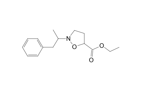 5-Isoxazolidinecarboxylic acid, 2-(1-methyl-2-phenylethyl)-, ethyl ester, hydrochloride