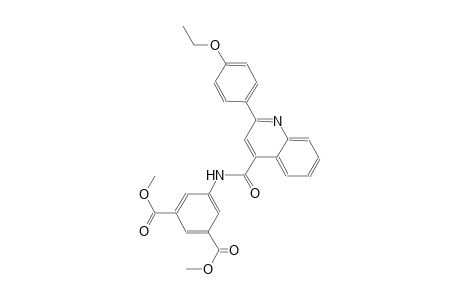 dimethyl 5-({[2-(4-ethoxyphenyl)-4-quinolinyl]carbonyl}amino)isophthalate