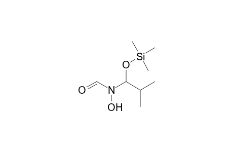 N-(2-methyl-1-trimethylsilyloxy-propyl)-N-oxidanyl-methanamide