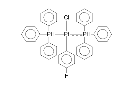 TRANS-BIS(TRIPHENYLPHOSPHINE)(PARA-FLUOROPHENYL)CHLOROPLATINA