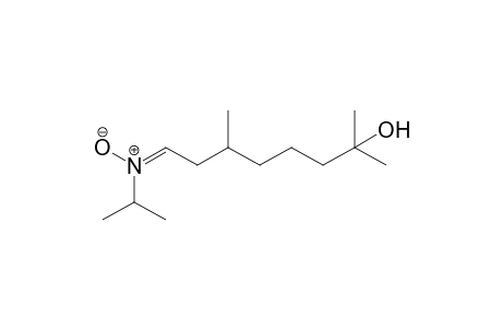 (Z)-7-hydroxy-N-isopropyl-3,7-dimethyloctan-1-imine oxide