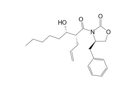 (4R)-3-[(2R,3S)-2-allyl-3-hydroxy-octanoyl]-4-benzyl-oxazolidin-2-one