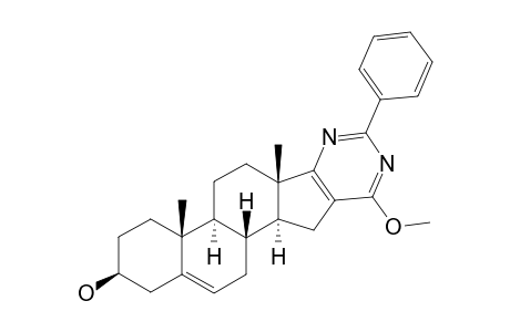 6'-METHOXY-2'-PHENYL-PYRIMIDO-[5',4':16,17-C]-ANDROST-5-EN-3-BETA-OL