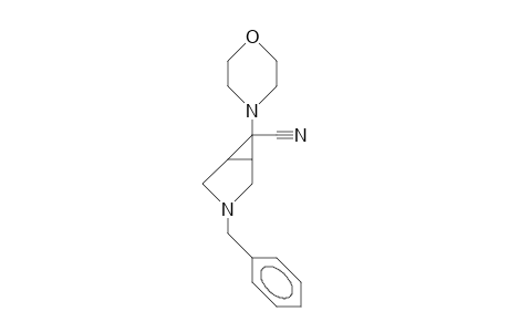 1a,5a,6b-3-Benzyl-6-morpholino-3-aza-bicyclo(3.1.0)hexane-6-carbonitrile