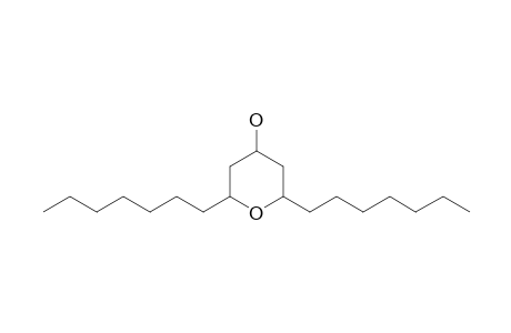 2,6-Diheptyltetrahydro-2H-pyran-4-ol