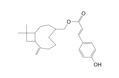Caryophyllene <14-Hydroxy-4,5-dihydro-.beta.-> p-coumarate