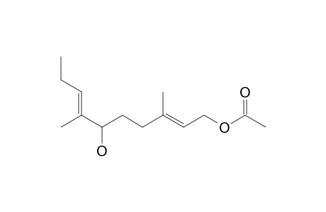 3,7-Dimethyl-6-hydroxy-2,7-decadien-1-yl acetate