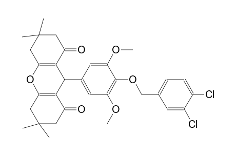 1H-xanthene-1,8(2H)-dione, 9-[4-[(3,4-dichlorophenyl)methoxy]-3,5-dimethoxyphenyl]-3,4,5,6,7,9-hexahydro-3,3,6,6-tetramethyl-