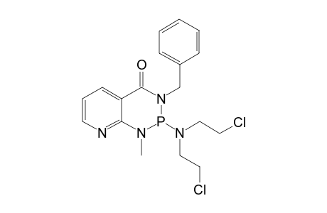 3-Benzyl-2-(bis(2-chloroethyl)amino)-1-methyl-2,3-dihydropyrido[2,3-d][1,3,2]diazaphosphinin-4(1H)-one