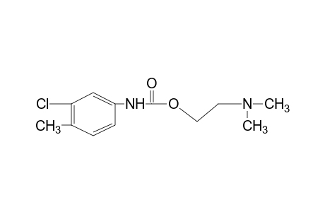 3-chloro-4-methylcarbanilic acid, 2-(dimethylamino)ethyl ester