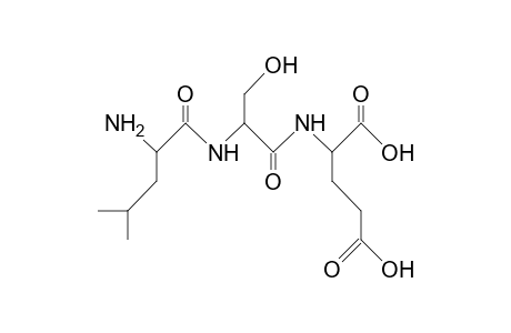 L-Leucyl-L-seryl-L-glutamic acid