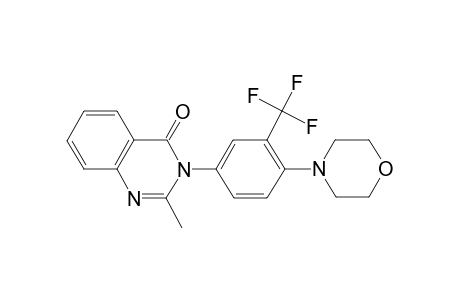 2-Methyl-3-(4-morpholin-4-yl-3-trifluoromethyl-phenyl)-3H-quinazolin-4-one