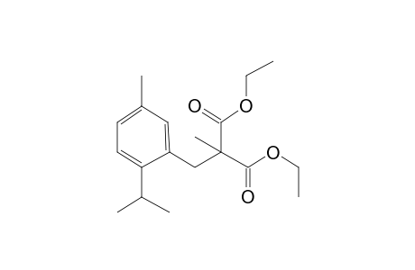 Diethyl 2-(2-isopropyl-5-methylbenzyl)-2-methylmalonate