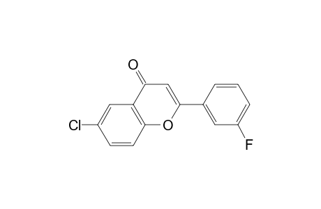 6-Chloro-2-(3-fluorophenyl)-4H-chromen-4-one